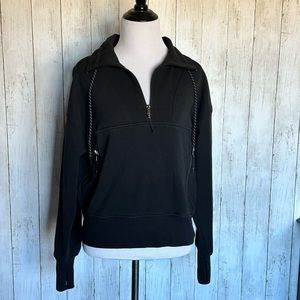 Old Navy Active Dynamic Fleece Medium Black Quarter Zip